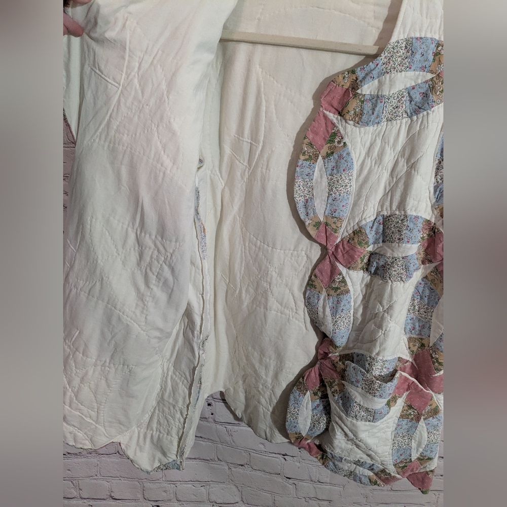 Homemade Quilt Coat -Wedding Ring - Picture 6 of 6